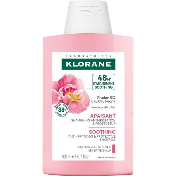 Pivoine APAISANT Shampoing anti-irritation et protecteur - 200ml