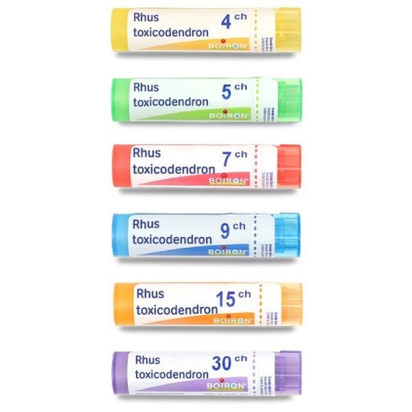 Boiron Rhus toxicodendron granules homéopathiques - 9 CH