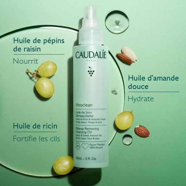Vinoclean Huile de Soin Démaquillante - 150mL