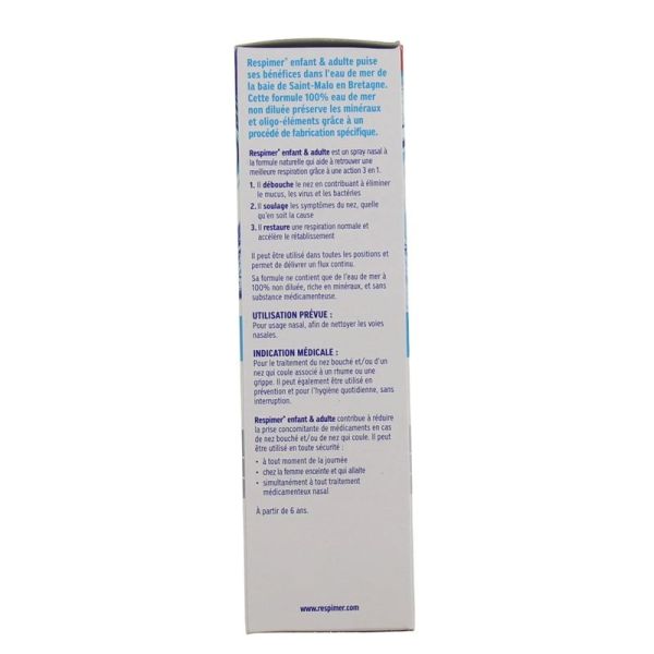 Spray nasal nez bouché nez qui coule - 100 ml