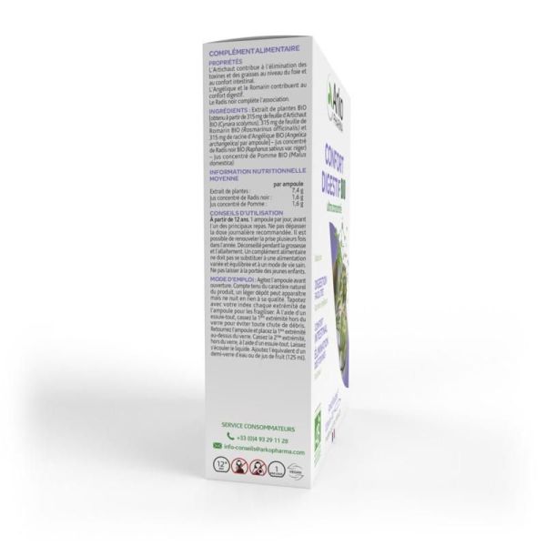 Arkofluides® Confort Digestif - 20 ampoules