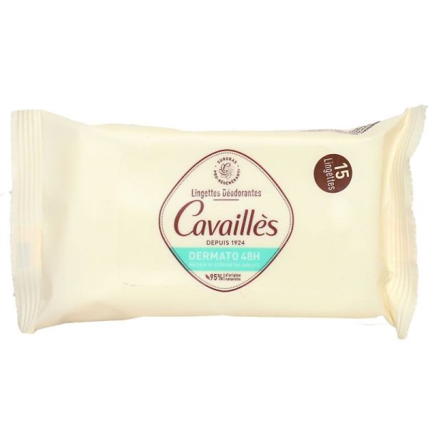 Cavailles Deo Derm 48H Lingette 15
