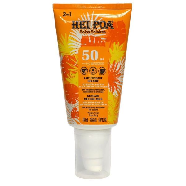 Hei Poa Lait fondant solaire SPF 50 - 150 ml