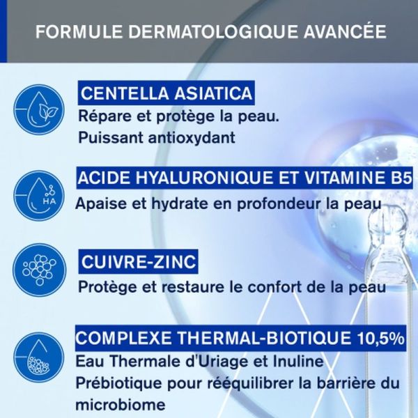 Peaux fragilisées et irrités Gel-crème réparateur - 40 mL
