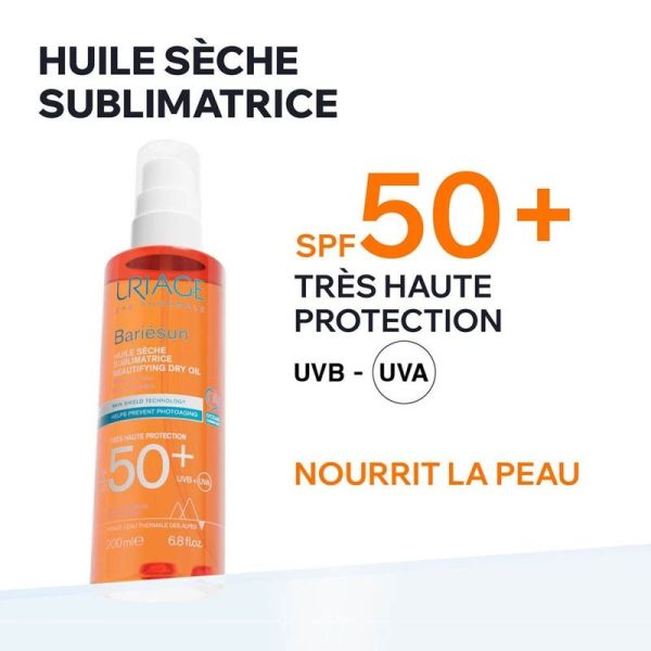 Huile Sèche Sublimatrice SPF50+ Bariésun - 200 ml