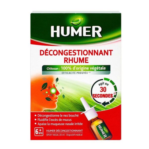 Humer Décongestionnant Rhume Spray - 20ml