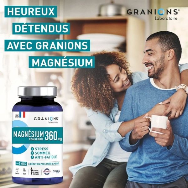 Magnésium bisglycinate - 60 comprimés