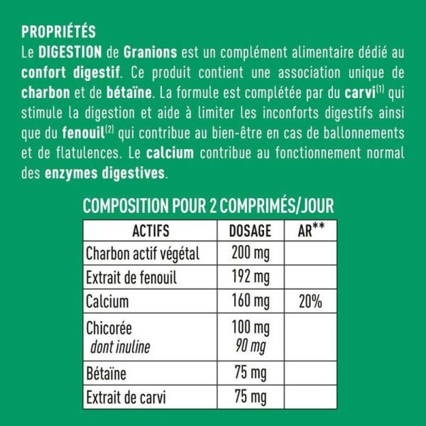 Digestion - 60 comprimés
