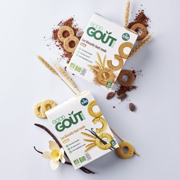 Biscuits tout ronds vanille - 80gr