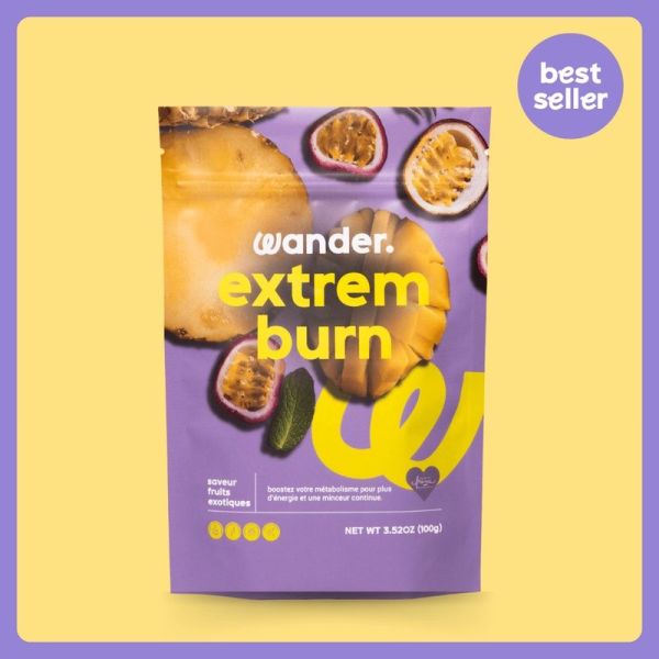 wander extrem burn - Fruits Exotiques - 1 sachet