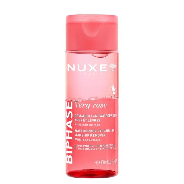 VERY ROSE Démaquillant Waterproof Yeux et Lèvres - Biphase - 100ml