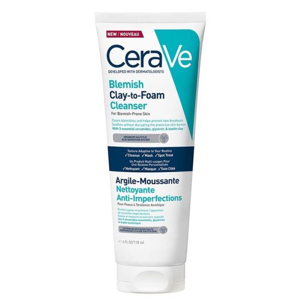 Argile-Moussante Nettoyante Anti-imperfections - 118 ml