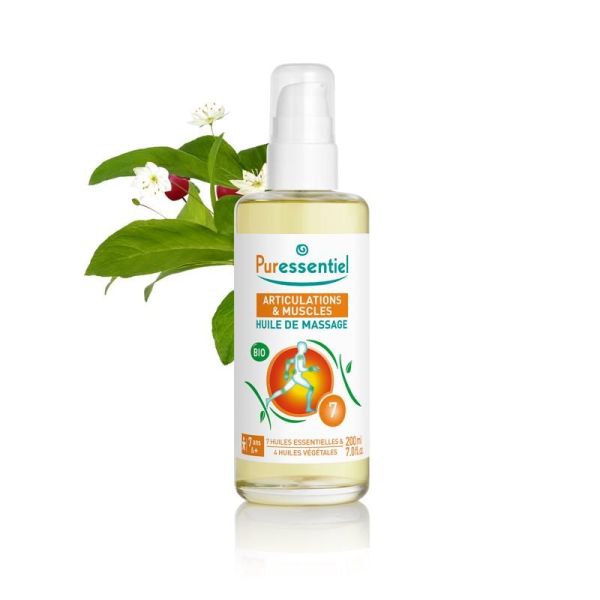 Articulations & Muscles Huile de Massage BIO Effort Musculaire - 100 ml