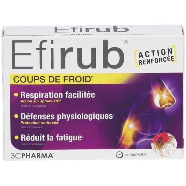 Efirub Coups de froid - 30 comprimés