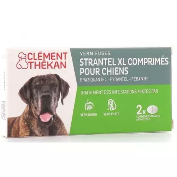 Strantel Vermifuge chien XL - 2comprimés