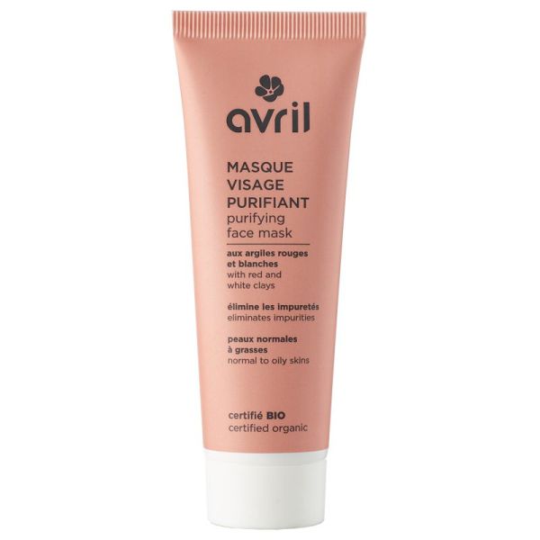 Avril Masque Visage Purifiant Bio - 50 ml