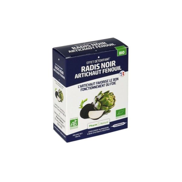 Radis noir artichaut fenouil Bio - 30 ampoules