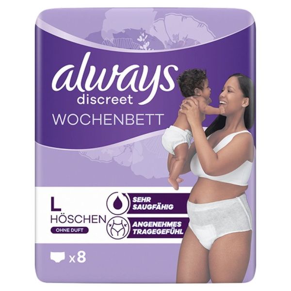 Culottes Postpartum Classique - L - 8 culottes