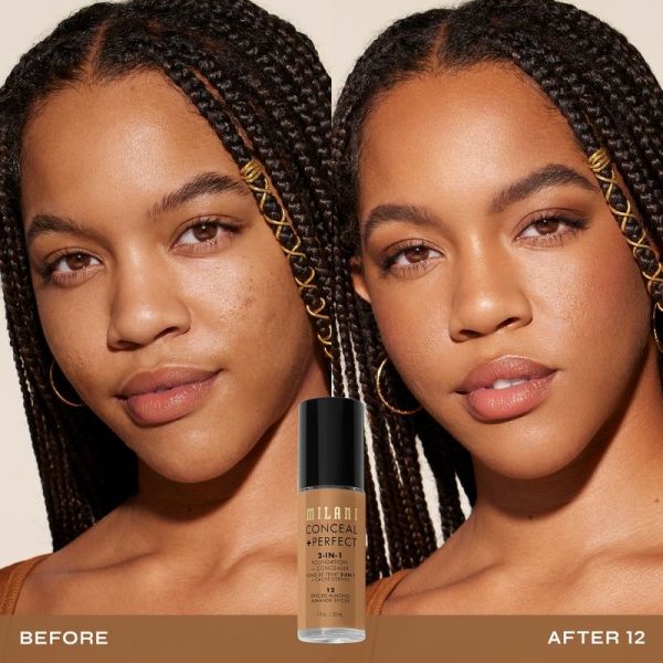 Foundation Conceal + Perfect 2-In-1 Foundation + Concealer - 12 Spiced Almond