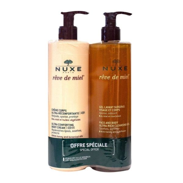 Nuxe Rêve de Miel Gel Lavant Surgras - 400ml