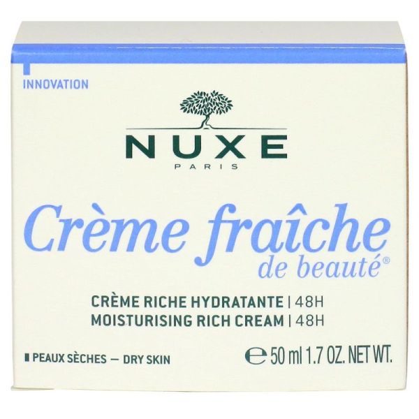 Nuxe Crème Fraîche de Beauté Crème Riche Hydratante 48H - 50 ml