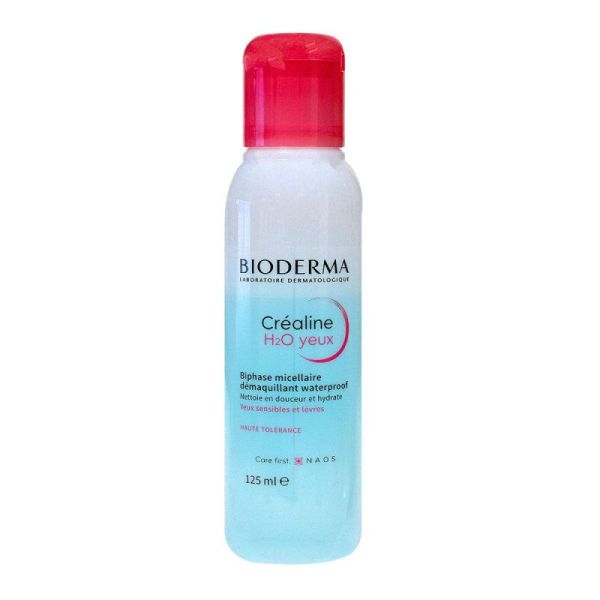 Bioderma Créaline Biphase H2O Yeux Sensibles & Lèvres - 125 ml