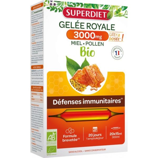 Gelée Royale 3000mg Bio