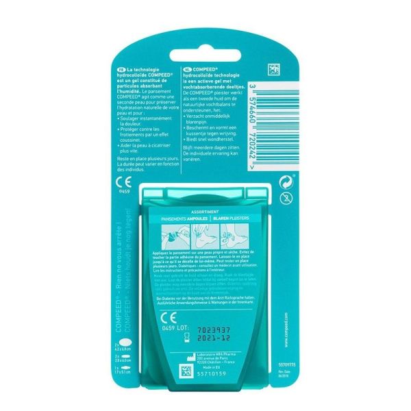 Assortiment Pansements Ampoules - 5 pansements