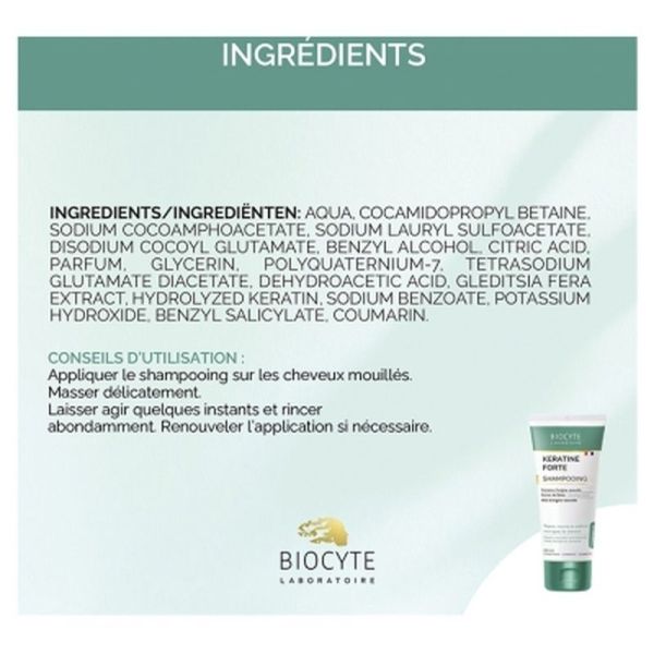 Kératine Forte Shampoing - 200ml