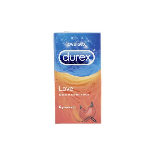 Durex Love, 6 préservatifs