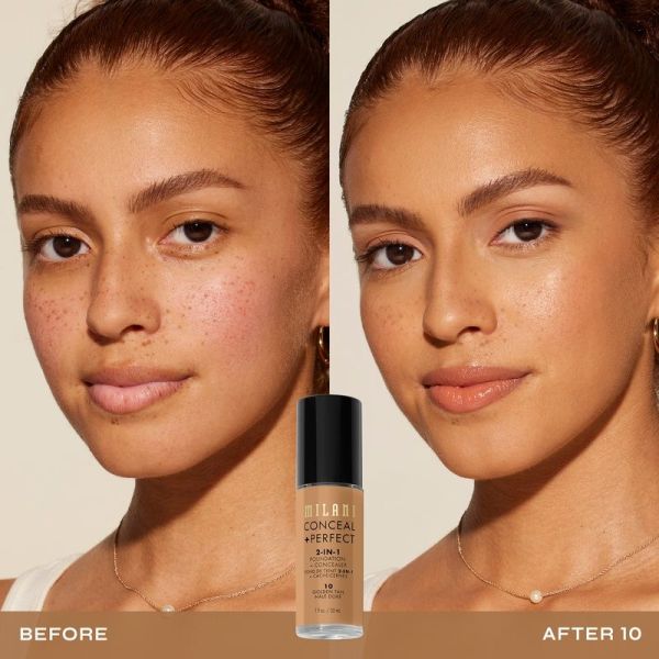 Foundation Conceal + Perfect 2-In-1 Foundation + Concealer - 10 Golden Tan