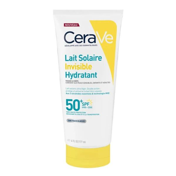 Lait Solaire Invisible Hydratant SPF50+ Haute Protection - 177 ml