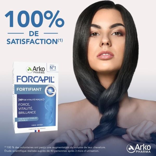 Forcapil® Fortifiant Cheveux et Ongles - Lot 3 mois