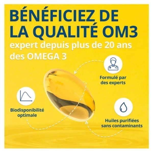 Huile de Poisson Om3 - 120 Capsules