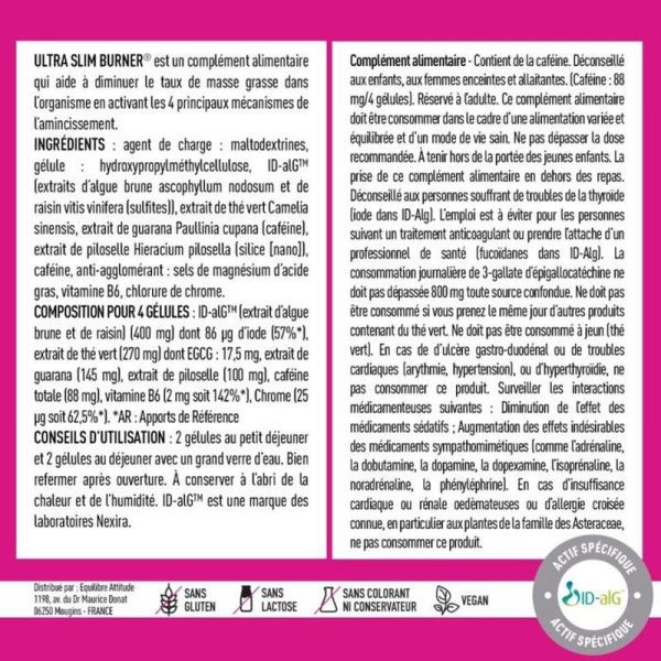 Ultra Slim Burner - 120 gélules