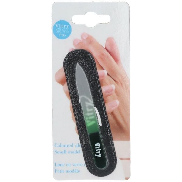 Limes à Ongles Lime en Verre Manche Couleur