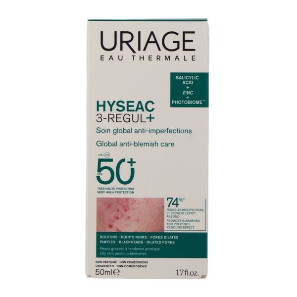 Hyséac 3-Regul+ SPF50+ - 50 ml