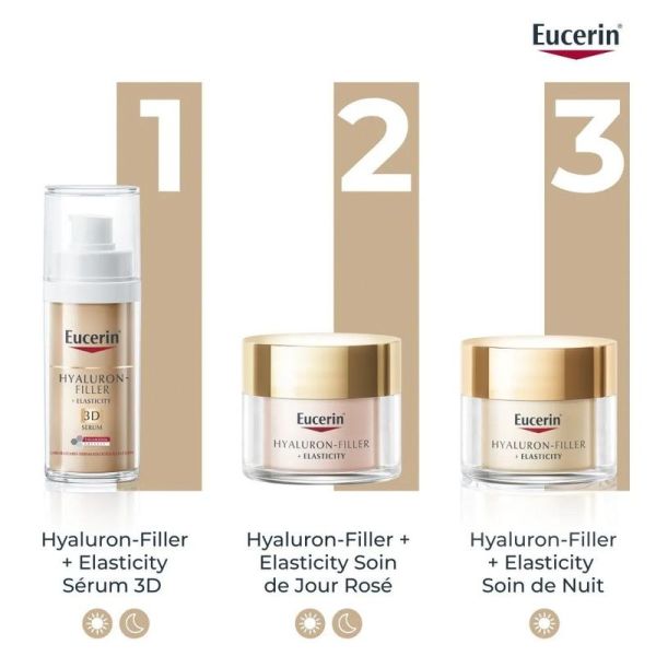 HYALURON-FILLER + ELASTICITY Soin de Jour Rose SPF 30 - 50 ml