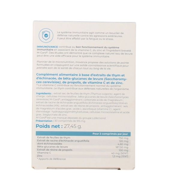 IMMUNOVANCE 30 - 30 comprimés