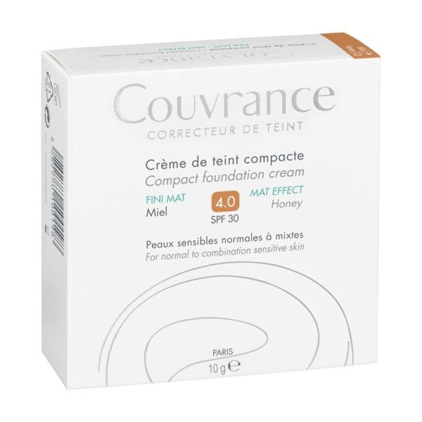Couvrance Crème de teint compacte Fini mat Miel