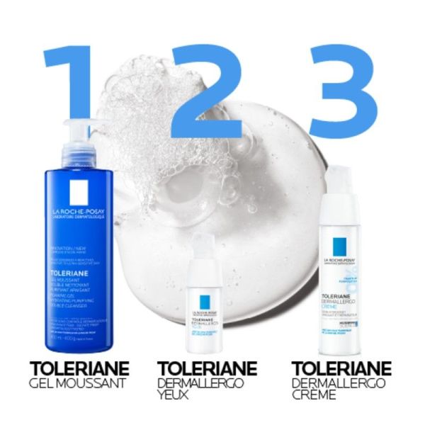 Toleriane Gel Moussant Nettoyant Purifiant Apaisant - 400ml