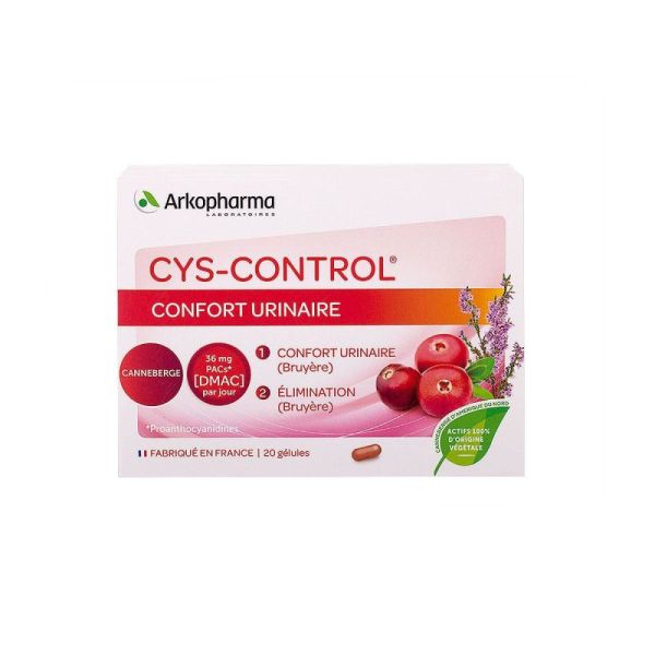 Arkopharma Cys-Control Confort Urinaire - 20 Gélules