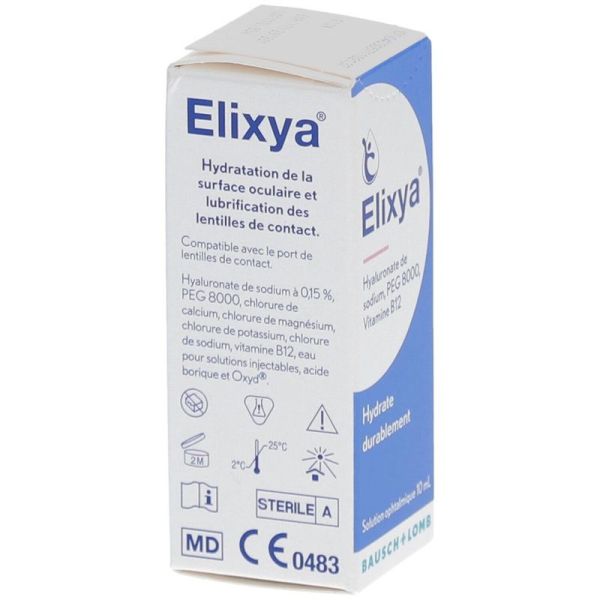 Solution Ophtalmique Elixya - 10ml