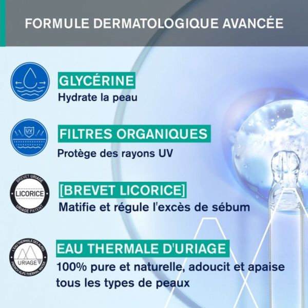Soins spf Fluide matifiant SPF50+ - 50 mL