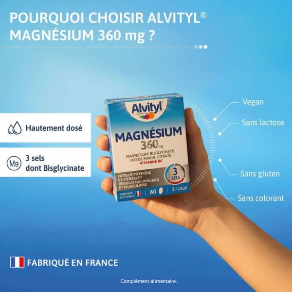 Magnésium 360 mg - 60 comprimés