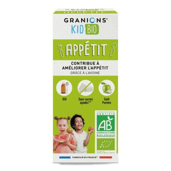 Kid Bio Appétit - Solution Buvable Aux Plantes Goût Pomme - 125 ml