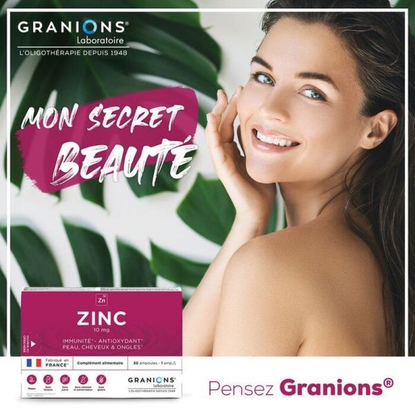 Construction musculaire Zinc - 30 ampoules