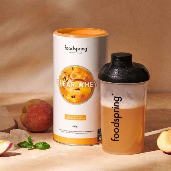 Clear Poudre Whey Thé Glacé Pêche-Hibiscus - 480g