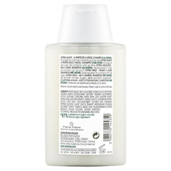 Shampoing Extra-Doux Lait d'Avoine - 100ml