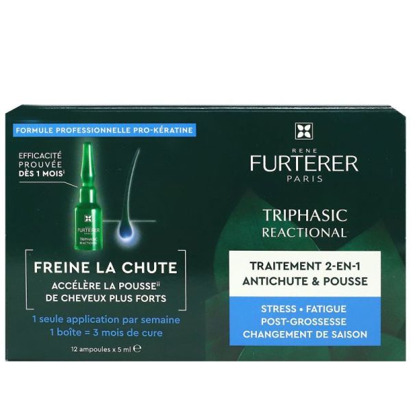 Triphasic Reactional Traitement 2-en-1 antichute & pousse